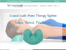 Tablet Screenshot of craniocradle.com